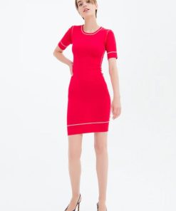 Donna FRACOMINA Abito | Knitted Mini Dress Strawberry