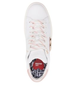 Donna LOVE MOSCHINO Sneakers | Sneakers Bianco Rosa