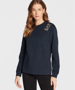 Donna EMPORIO ARMANI EA7 Felpa | Sweatshirt Navy Blue