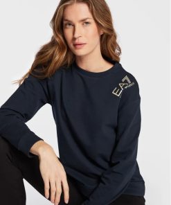 Donna EMPORIO ARMANI EA7 Felpa | Sweatshirt Navy Blue