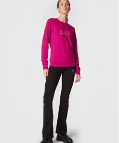 Donna EMPORIO ARMANI EA7 Felpa | Sweatshirt Festival Fuchsia