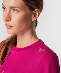 Donna EMPORIO ARMANI EA7 Felpa | Sweatshirt Festival Fuchsia