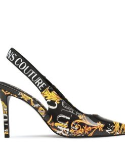 Donna VERSACE JEANS COUTURE Scarpe Con Tacco | Scarpe Con Tacco Black/Gold