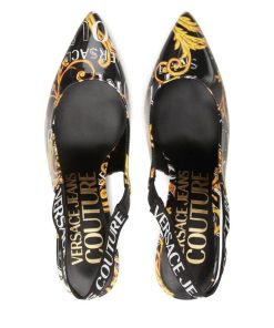 Donna VERSACE JEANS COUTURE Scarpe Con Tacco | Scarpe Con Tacco Black/Gold