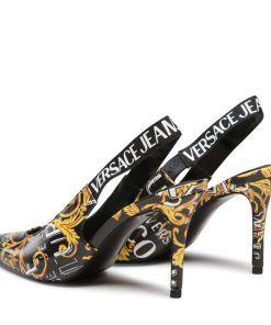 Donna VERSACE JEANS COUTURE Scarpe Con Tacco | Scarpe Con Tacco Black/Gold