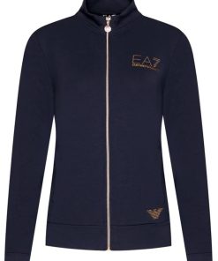 Donna EMPORIO ARMANI EA7 Giacca | Sweatshirt Navy Blue