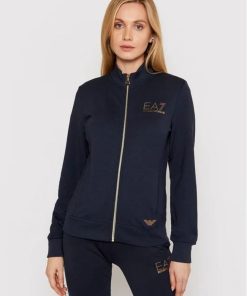 Donna EMPORIO ARMANI EA7 Giacca | Sweatshirt Navy Blue