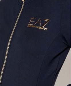 Donna EMPORIO ARMANI EA7 Giacca | Sweatshirt Navy Blue