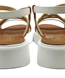 Donna ALVIERO MARTINI Sandalo | Sandalo Bianco/Geo Beige