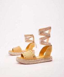 Donna MANILA GRACE Sandalo | Espadrillas C/Nastro Arancio