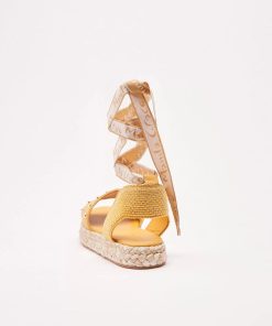 Donna MANILA GRACE Sandalo | Espadrillas C/Nastro Arancio