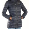 Donna EMPORIO ARMANI EA7 Cappotto | Caban Coat Navy Blue