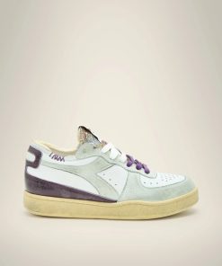 Donna DIADORA HERITAGE Sneakers | Mi Basket Row Cut Bianco