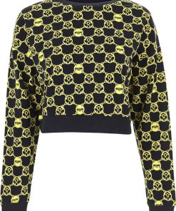 Donna MOSCHINO Felpa | Felpa Fantasy Print Yellow