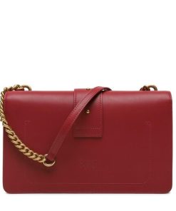 Donna PINKO Borsa | Borsa Dark Red-Antique Gold