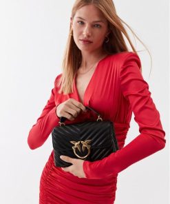 Donna PINKO Borsa | Borsa Nero-Antique Gold