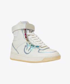 Donna PINKO Sneakers | Charentes Basket Sneaker Bianco/Off White