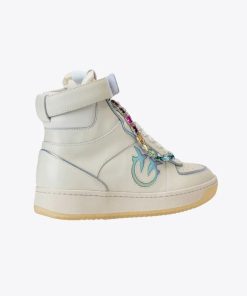 Donna PINKO Sneakers | Charentes Basket Sneaker Bianco/Off White