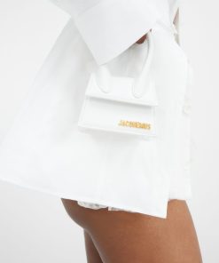 Donna JACQUEMUS Borsa | Le Chiquito. Mini Borsa A Mano In Pelle Firmata. White