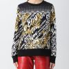 Donna VERSACE JEANS COUTURE Felpa | Sweatshirts Blackgold