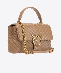 Donna PINKO Borsa | Borsa Biscotto Zenzero-Antique Gold