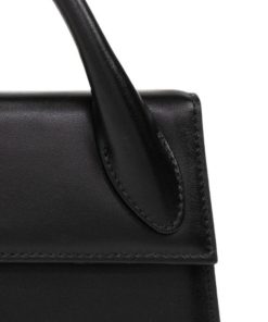 Donna JACQUEMUS Borsa | Le Chiquito Long Black Silver