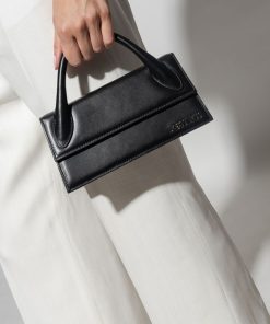 Donna JACQUEMUS Borsa | Le Chiquito Long Black Silver