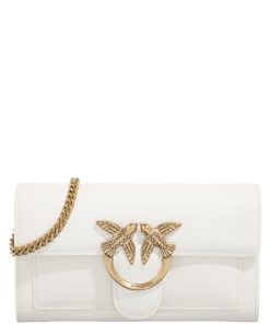 Donna PINKO Borsa | Borsa Bianco Seta-Antique Gold