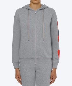 Donna LOVE MOSCHINO Felpa | Felpa Mel.Light Grey