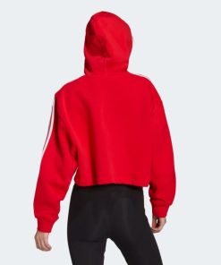 Donna ADIDAS ORIGINALS Felpa | Short Hoodie Rosso