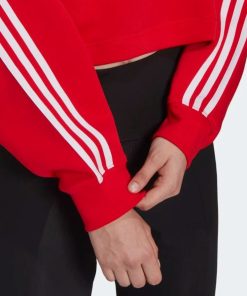 Donna ADIDAS ORIGINALS Felpa | Short Hoodie Rosso