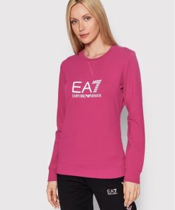 Donna EMPORIO ARMANI EA7 Felpa | Sweatshirt Festival Fuchsia