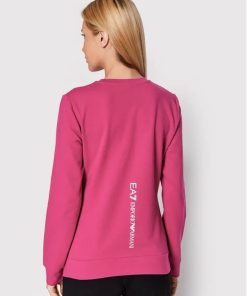 Donna EMPORIO ARMANI EA7 Felpa | Sweatshirt Festival Fuchsia