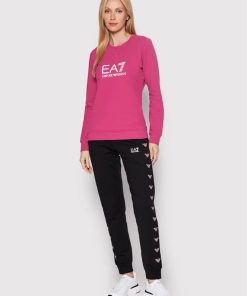 Donna EMPORIO ARMANI EA7 Felpa | Sweatshirt Festival Fuchsia