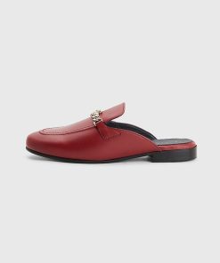 Donna TOMMY HILFIGER Scarpa | Th Chain Mule Loafer, Xit Regatta Red