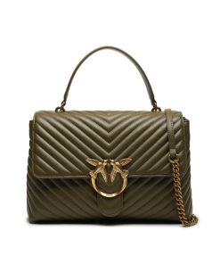 Donna PINKO Borsa | Borsa Verde Abete-Antique Gold