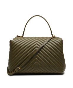 Donna PINKO Borsa | Borsa Verde Abete-Antique Gold