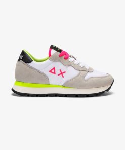 Donna SUN68 Sneakers | Sneakers Bianco/Giallo Fluo