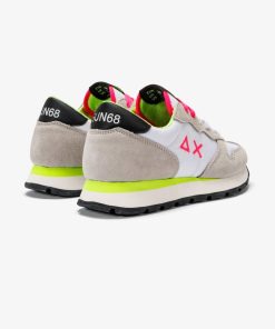 Donna SUN68 Sneakers | Sneakers Bianco/Giallo Fluo