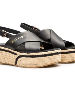 Donna TOMMY HILFIGER Scarpe Con Tacco | Elevated Th Leather, Bds Black