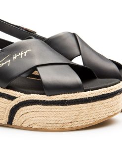 Donna TOMMY HILFIGER Scarpe Con Tacco | Elevated Th Leather, Bds Black