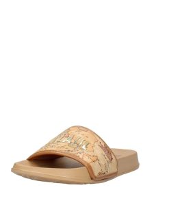 Donna ALVIERO MARTINI Ciabatta | Ciabatta Cuoio/Geo Beige