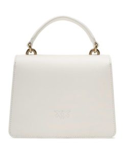 Donna PINKO Borsa | Borsa Bianco Seta-Antique Gold