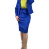 Donna FRACOMINA Giacca | Midi Jacket Bluette