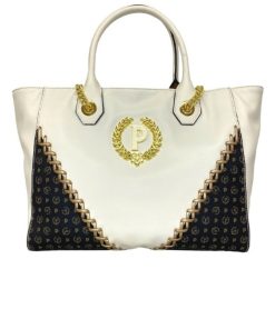 Donna POLLINI Borsa | Borsa Avorio Nero Oro