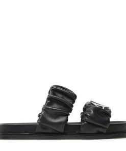 Donna ARMANI EXCHANGE Ciabatta | Ciabatta Black+Silver