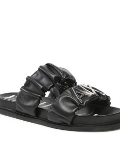 Donna ARMANI EXCHANGE Ciabatta | Ciabatta Black+Silver