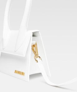 Donna JACQUEMUS Borsa | Le Chiquito Moyen White