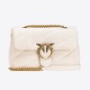 Donna PINKO Borsa | Borsa Bianco Seta-Antique Gold