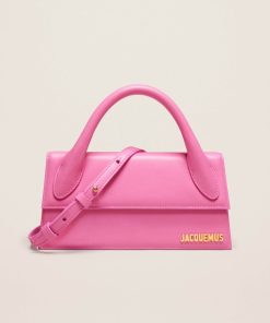 Donna JACQUEMUS Borsa | Le Chiquito Long Neon Pink